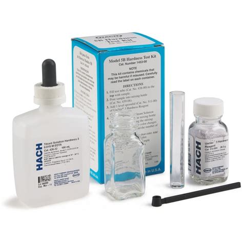 hach 5b hardness test kit results|hach hardness test procedure.